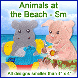 A Animals at the Beach Design Pack