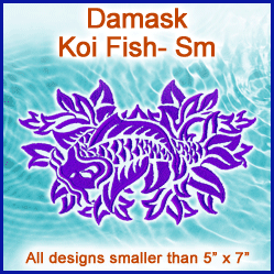 A Damask Koi Fish Design Pack