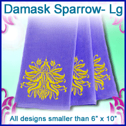 A Damask Sparrow Design Pack