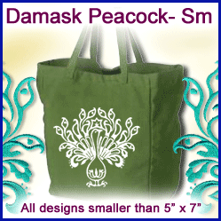 A Damask Peacock Design Pack