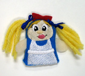 Goldilocks Finger Puppet (In-the-Hoop)