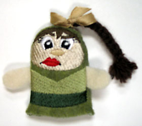 Wicked Stepsister 1 Finger Puppet (In-the-Hoop)