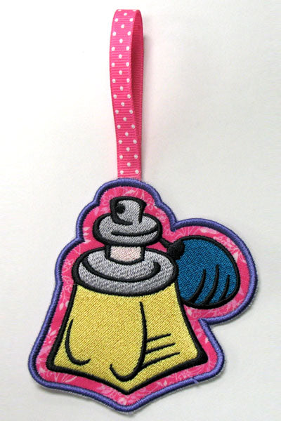 Lipstick Glam Perfume Bottle Towel Topper (In-the-Hoop)