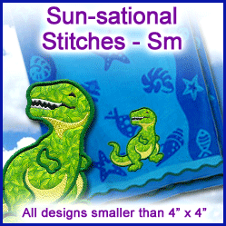 A Sun-sational Stitches (Applique) Design Pack