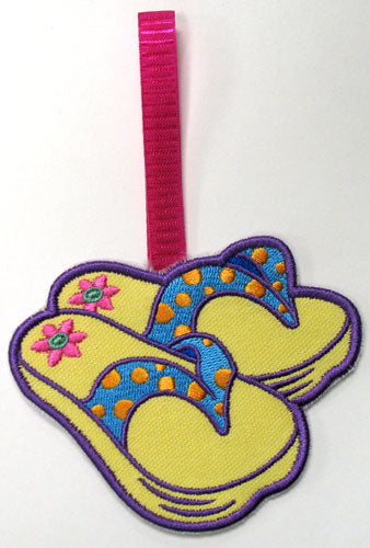 Ships Ahoy Towel Topper - Flip-Flops (In-the-Hoop)