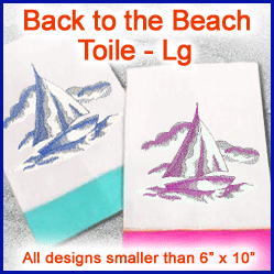 A Back to the Beach Toile Design Pack