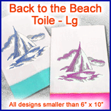 A Back to the Beach Toile Design Pack