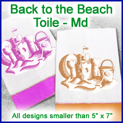 A Back to the Beach Toile Design Pack