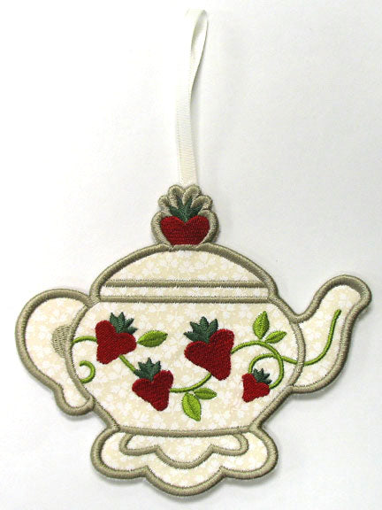 Towel Topper - Teapot (In-the-Hoop)