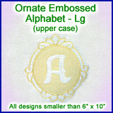 A Ornate Embossed Alphabet Design Pack