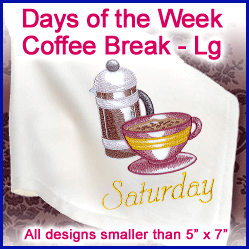 A Days of the Week Coffee Break Design Pack