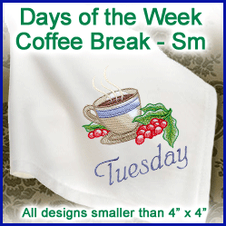 A Days of the Week Coffee Break Design Pack