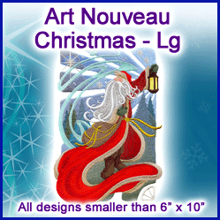 A Art Nouveau Christmas Design Pack