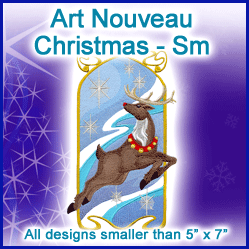 A Art Nouveau Christmas Design Pack