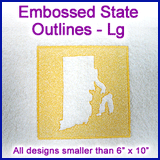 A Embossed State Outlines Design Pack