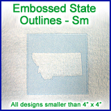 A Embossed State Outlines Design Pack