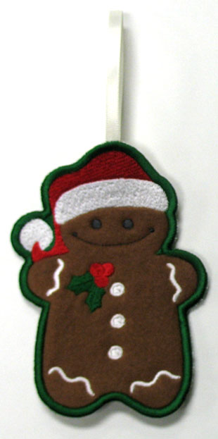 Towel Topper - Gingerbread Man (In-the-Hoop)