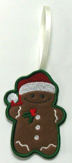 Towel Topper - Gingerbread Man (In-the-Hoop)