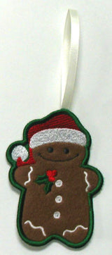 Towel Topper - Gingerbread Man (In-the-Hoop)