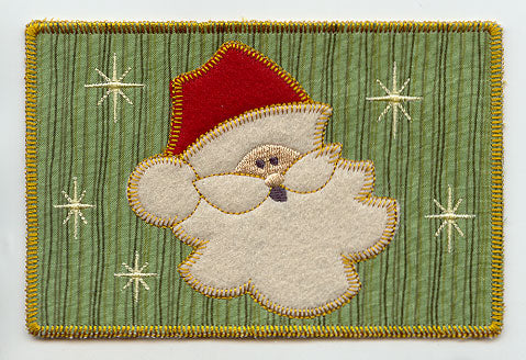 Santa Claus (Postcard) (In-the-Hoop)