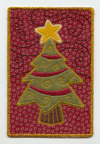 Christmas Tree (Postcard) (In-the-Hoop)