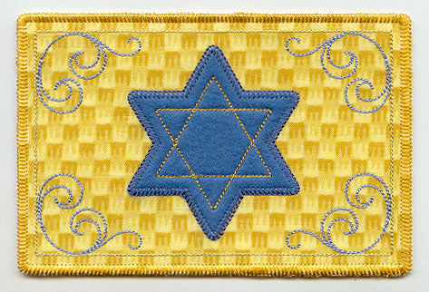 Star of David (Postcard) (In-the-Hoop)