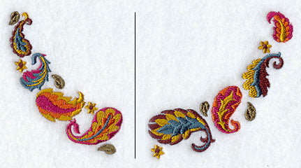 Autumn Paisley Neckline (Crewneck) (Split)