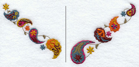 Autumn Paisley Neckline (V-Neck) (Split)