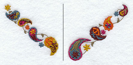 Autumn Paisley Neckline (V-Neck) (Split)