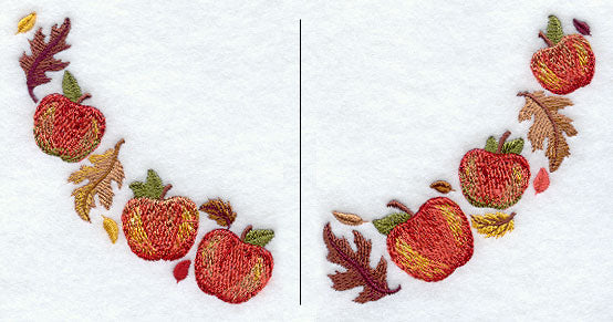 Autumn Apples Neckline (Crewneck) (Split)