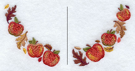 Autumn Apples Neckline (Crewneck) (Split)