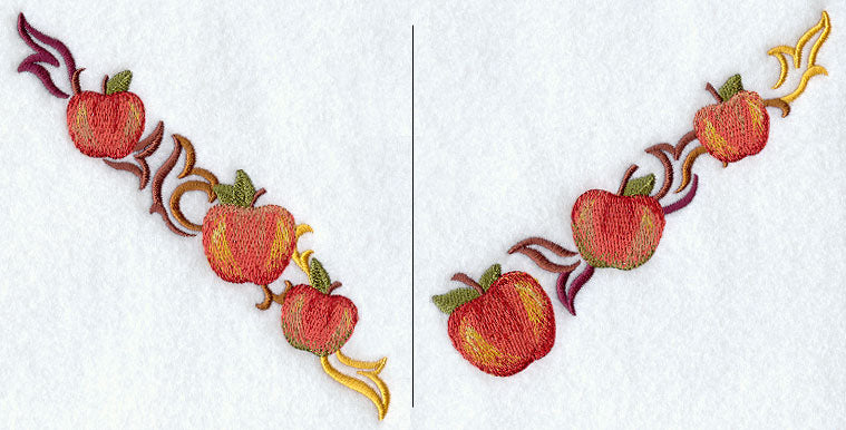 Autumn Apples Neckline (V-Neck) (Split)