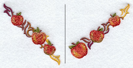 Autumn Apples Neckline (V-Neck) (Split)