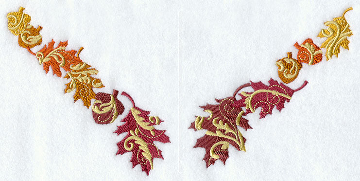 Fall Filigree Neckline (V-Neck) (Split)