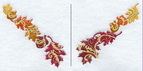 Fall Filigree Neckline (V-Neck) (Split)