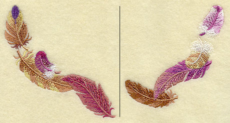 Fall Feathers Neckline (Crewneck) (Split)