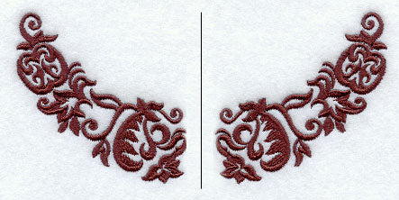 Damask Pumpkins Neckline (Crewneck) (Split)