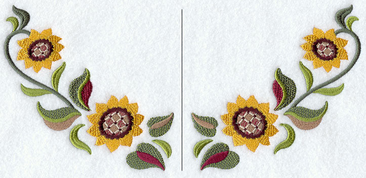Sunflowers Neckline (Crewneck) (Split)