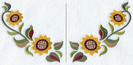 Sunflowers Neckline (Crewneck) (Split)