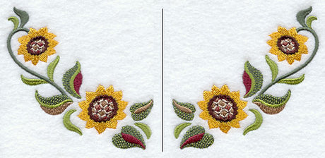 Sunflowers Neckline (Crewneck) (Split)