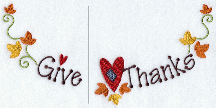 Give Thanks Neckline (Crewneck) (Split)