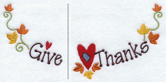 Give Thanks Neckline (Crewneck) (Split)