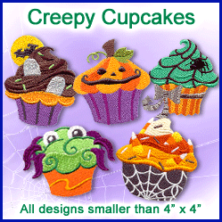 A Creepy Cupcakes Design Pack