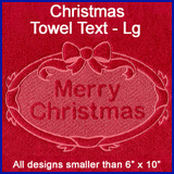 A Christmas Towel Text Design Pack