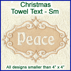 A Christmas Towel Text Design Pack