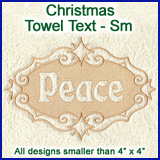 A Christmas Towel Text Design Pack