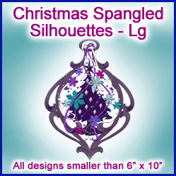 A Christmas Spangled Silhouettes Design Pack