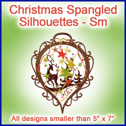 A Christmas Spangled Silhouettes Design Pack