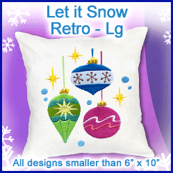 A Let it Snow Retro Design Pack