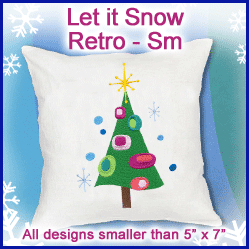 A Let it Snow Retro Design Pack